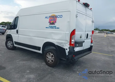 2024 Ram Promaster 2500 Slt High Roof 136 Wb z USA, uszkodzony, nr VIN 3C6LRVCG7RE116462